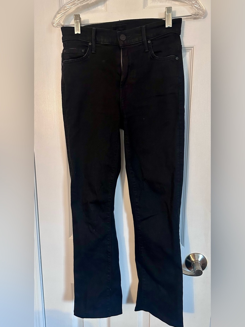 MOTHER Denim High-Rise Black Jeans